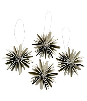 Paper Snowflake I warm gray