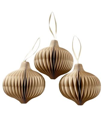 Paper Honeycomb Union caramel large