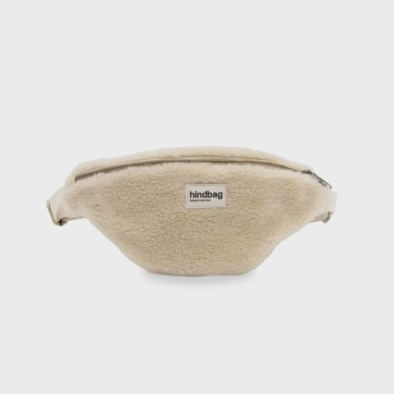 HINDBAG Olivia schoudertas beige teddy