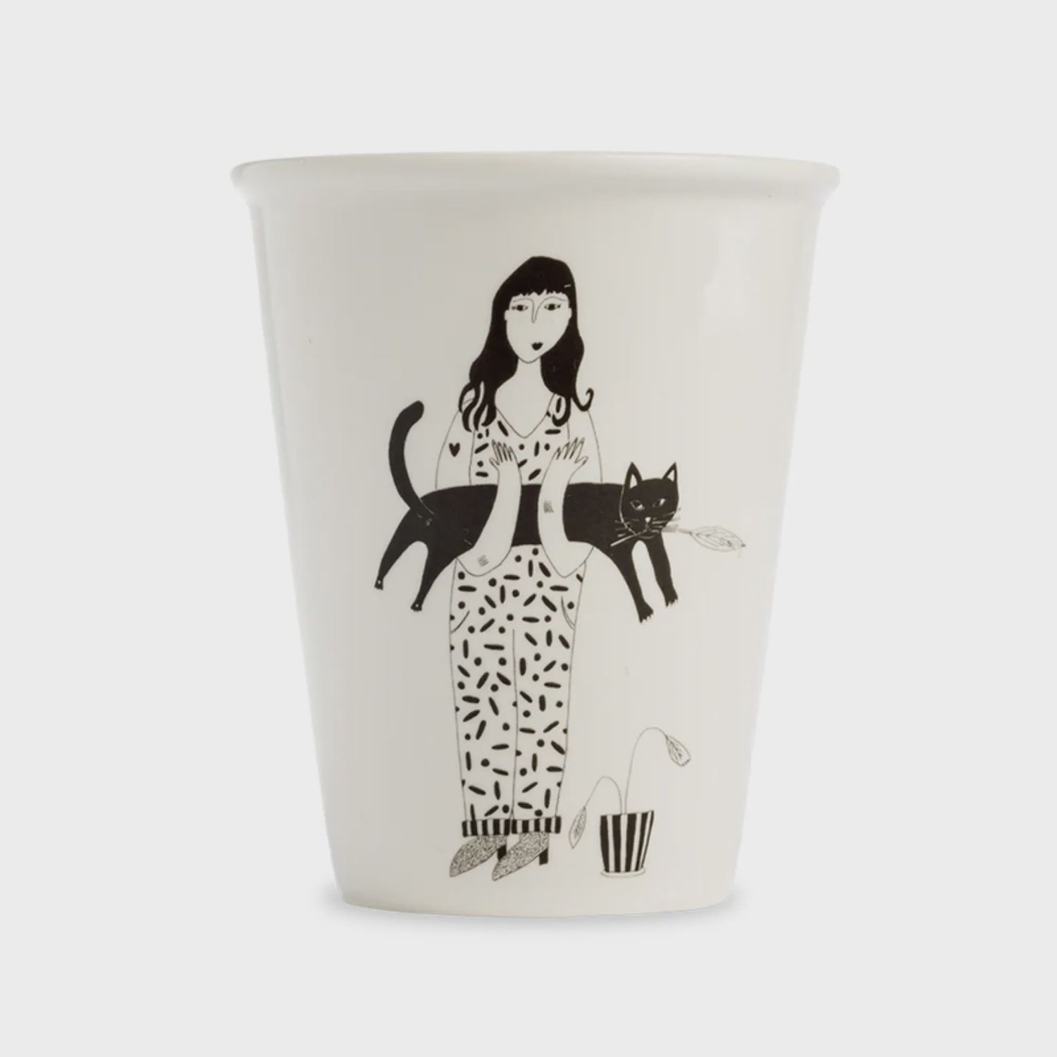 HELEN B beker Black Cat 220ml