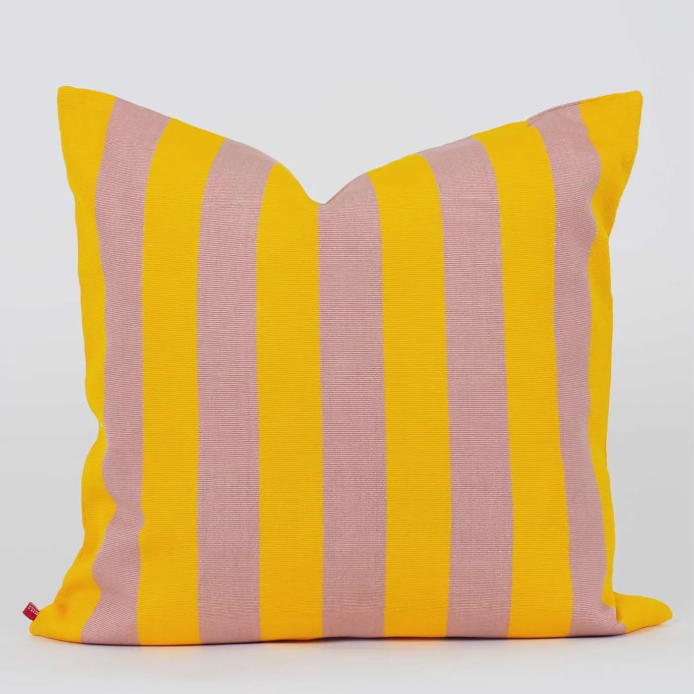 A WORLD OF CRAFT Kussenhoes Emanuela oranje/roze 50x50cm