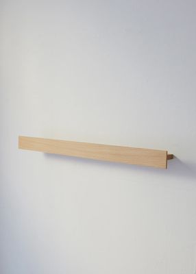 PAPER COLLECTIVE Floating Gallery Shelf Oak