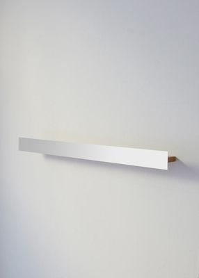 PAPER COLLECTIVE Floating Gallery Shelf Oak/ Steel