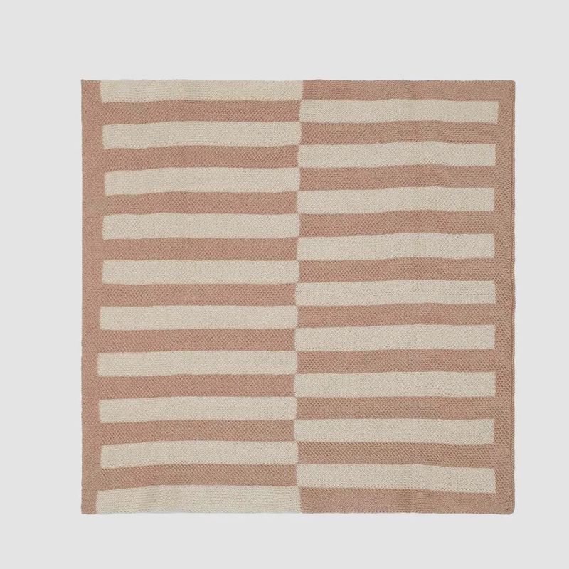 LITTLE OTJA vaatdoek stripped blush