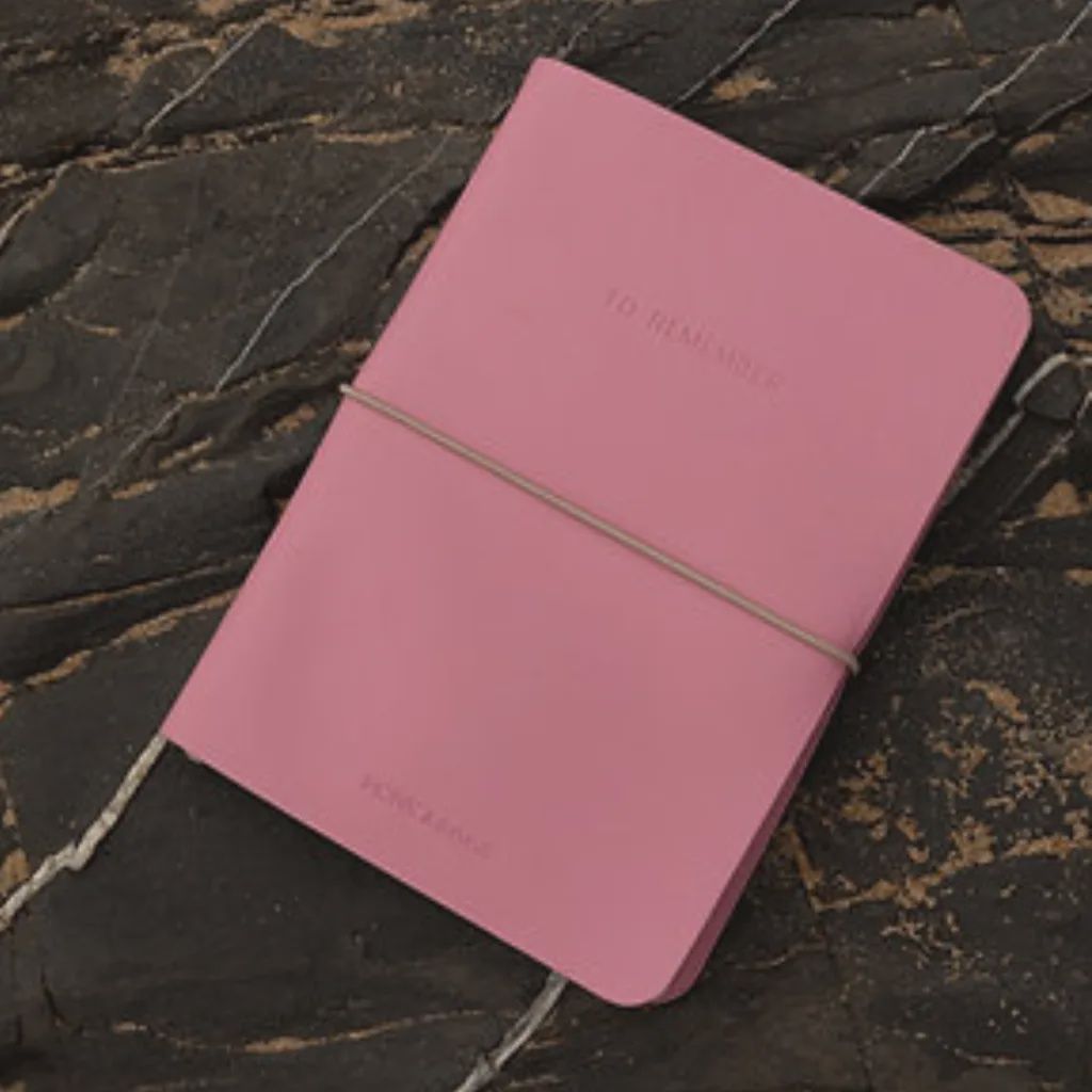 MONK &amp; ANNA notebook vegan leather Medium Bloom