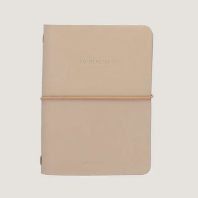 MONK &amp; ANNA notebook vegan leather Medium Sand