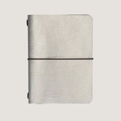 MONK &amp; ANNA notebook vegan leather Medium Hematite