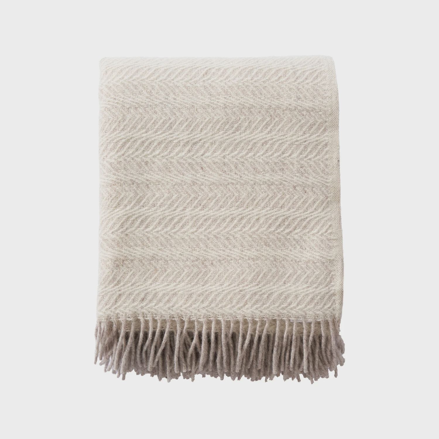 KLIPPAN deken Skanör beige