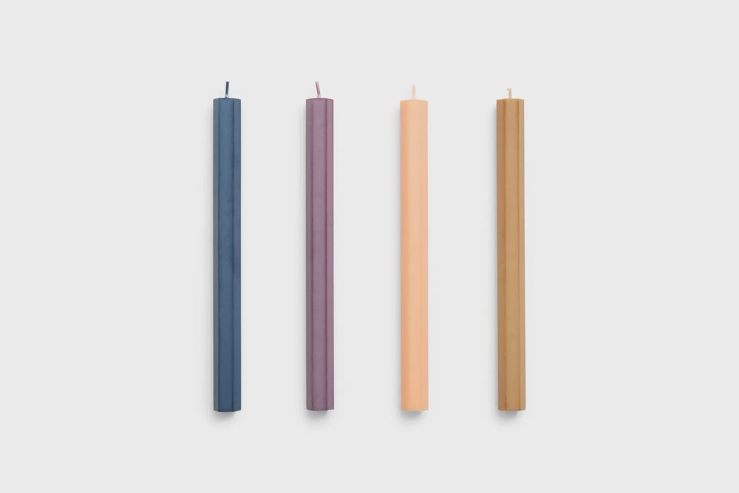 HAY Hexagon Kaarsen dark set van 4
