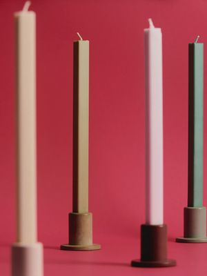 HAY Hexagon Kaarsen pastel set van 4