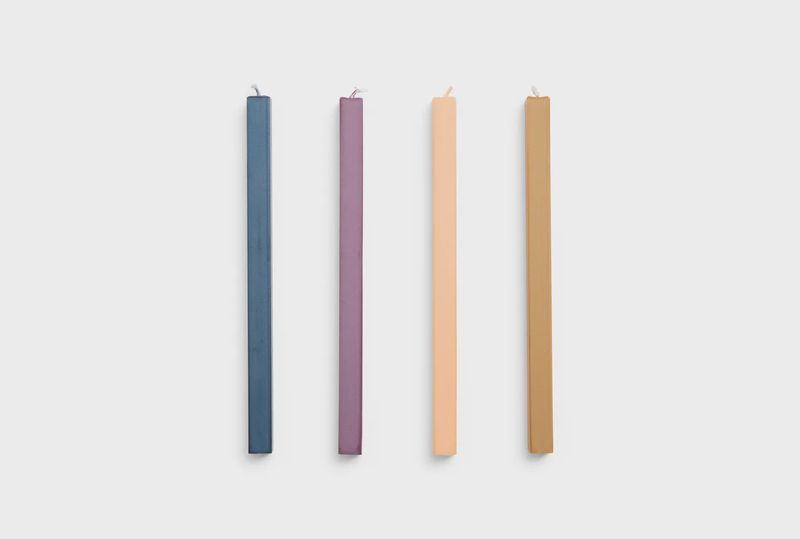 HAY Square Kaarsen dark set van 4