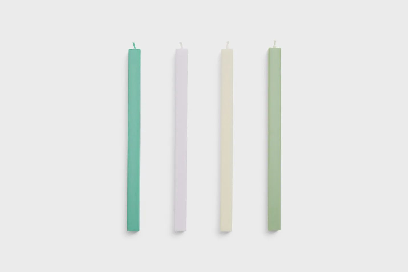 HAY Square Kaars pastel set van 4