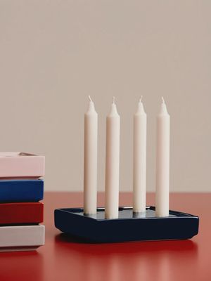 HAY Mattone Kandelaar large dark blue