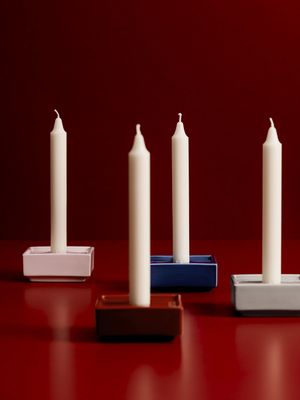 HAY Mattone Kandelaar small red