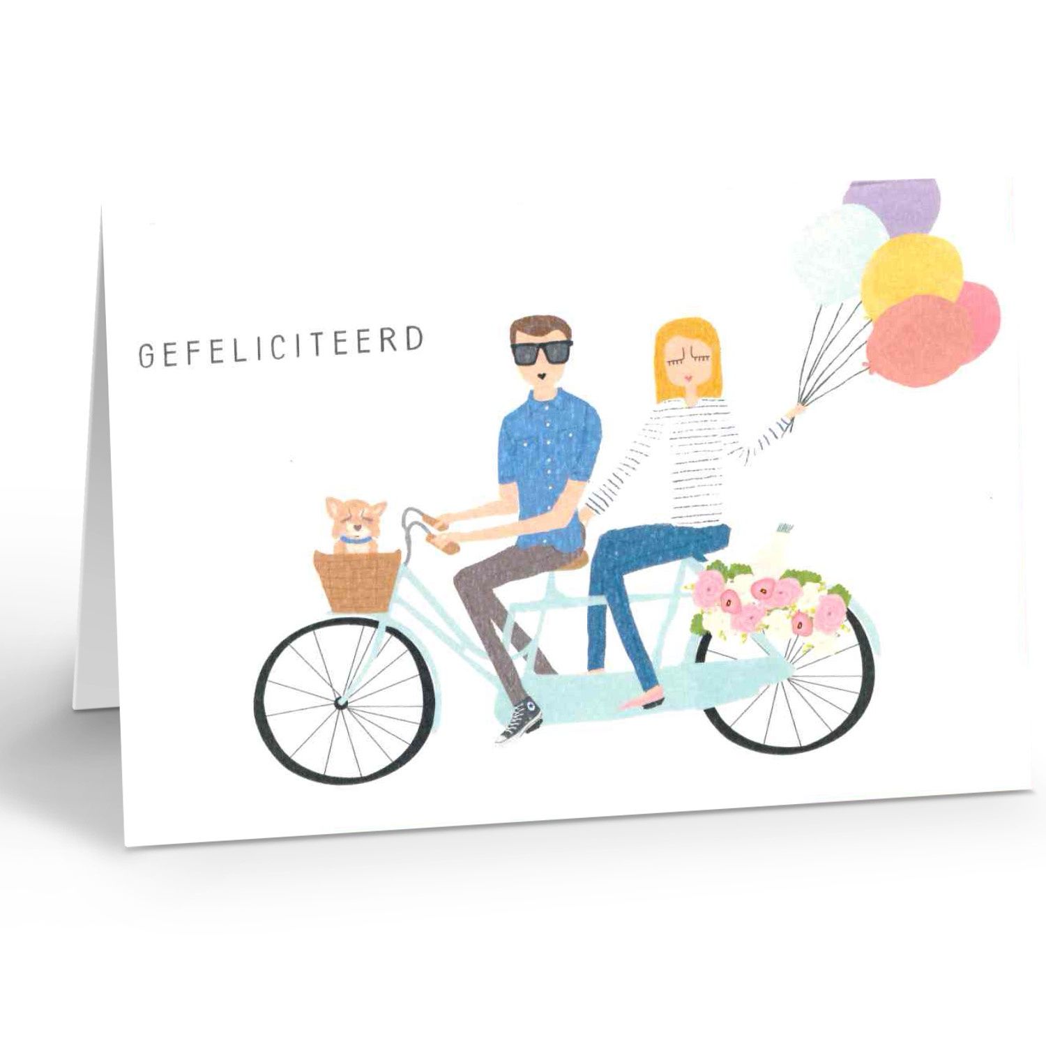 Postcard Gefeliciteerd