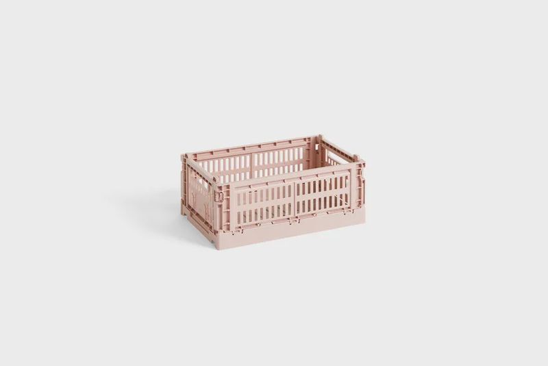 HAY Colour Crate Small opbergkrat blush