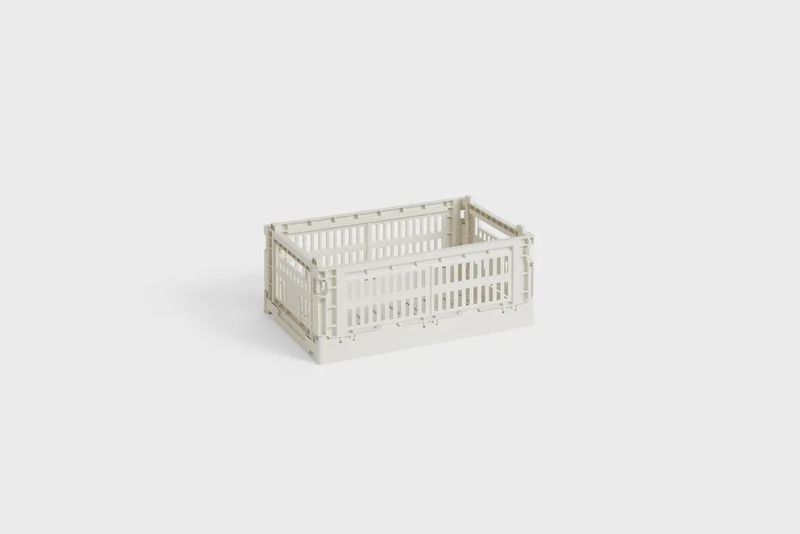 HAY Colour Crate Small opbergkrat off-white