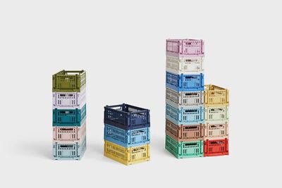 HAY Colour Crate Small opbergkrat olive