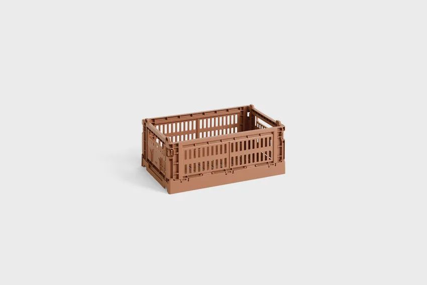 HAY Colour Crate Small opbergkrat terracotta