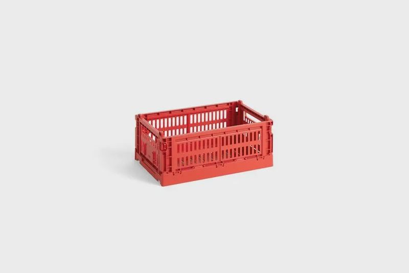 HAY Colour Crate Small opbergkrat red