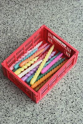 HAY Colour Crate Medium opbergkrat red