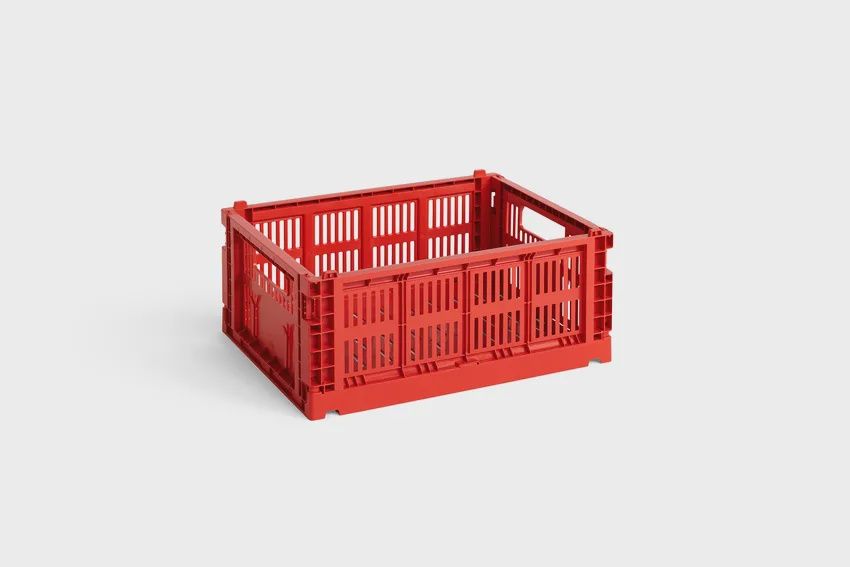 HAY Colour Crate Medium opbergkrat red
