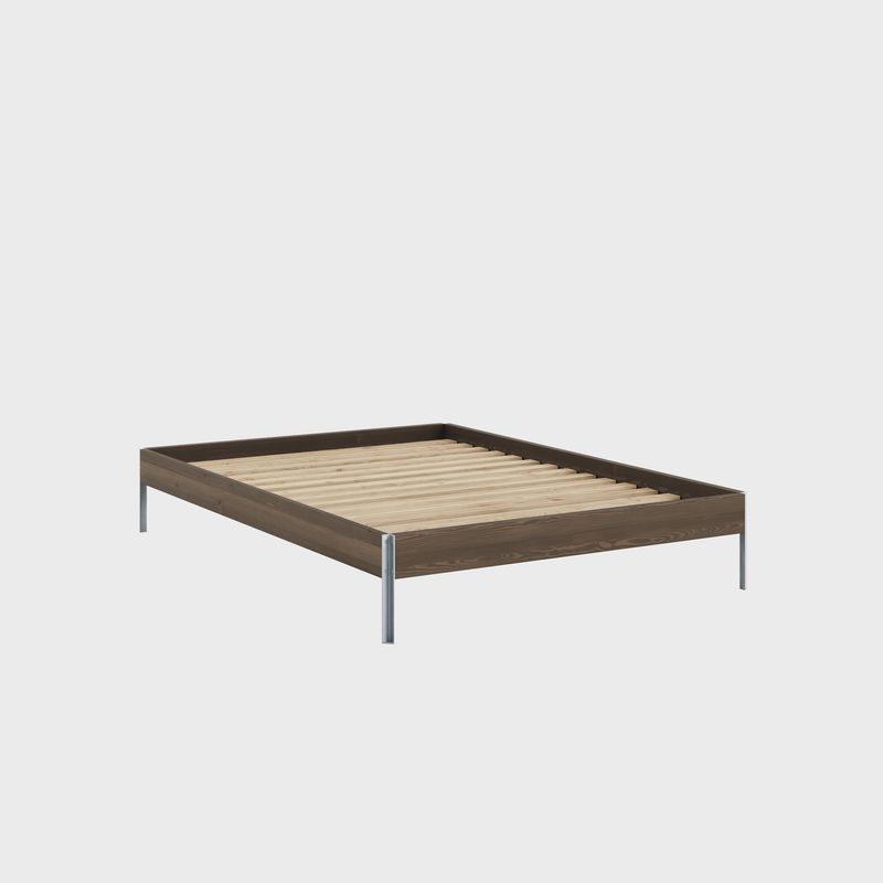 KARUP DESIGN Bed CORE carob bruin gelakt