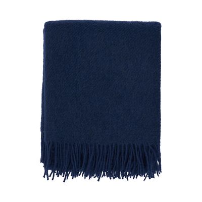 KLIPPAN plaid Gotland navy