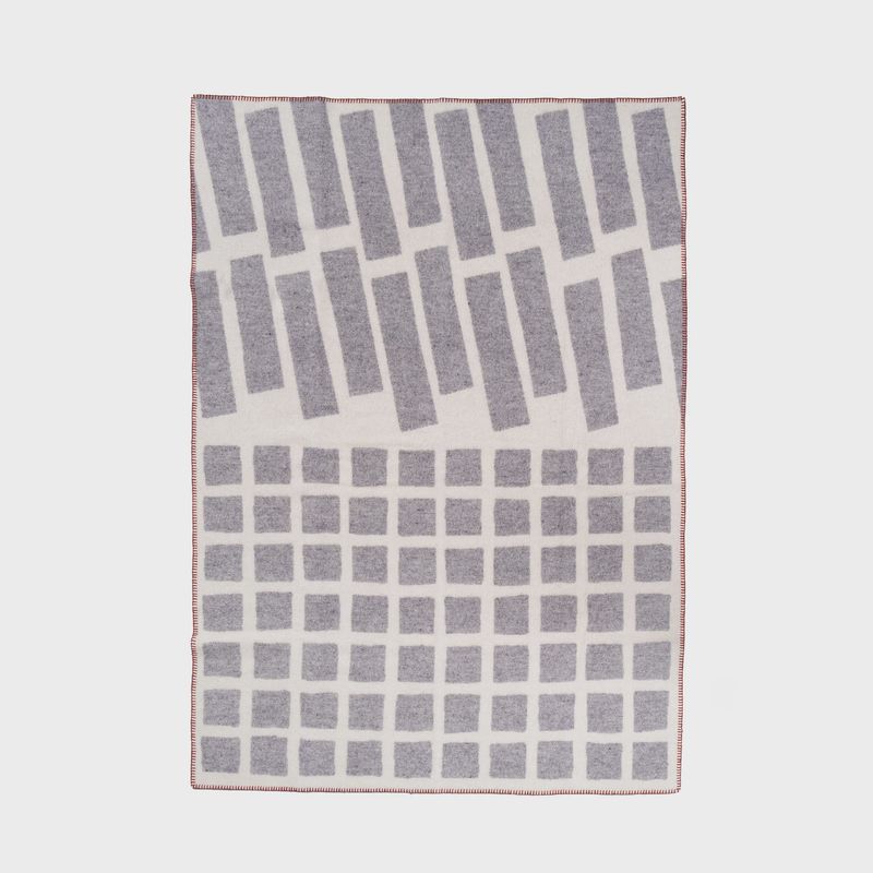 KLIPPAN plaid Sankt Petri floor grey