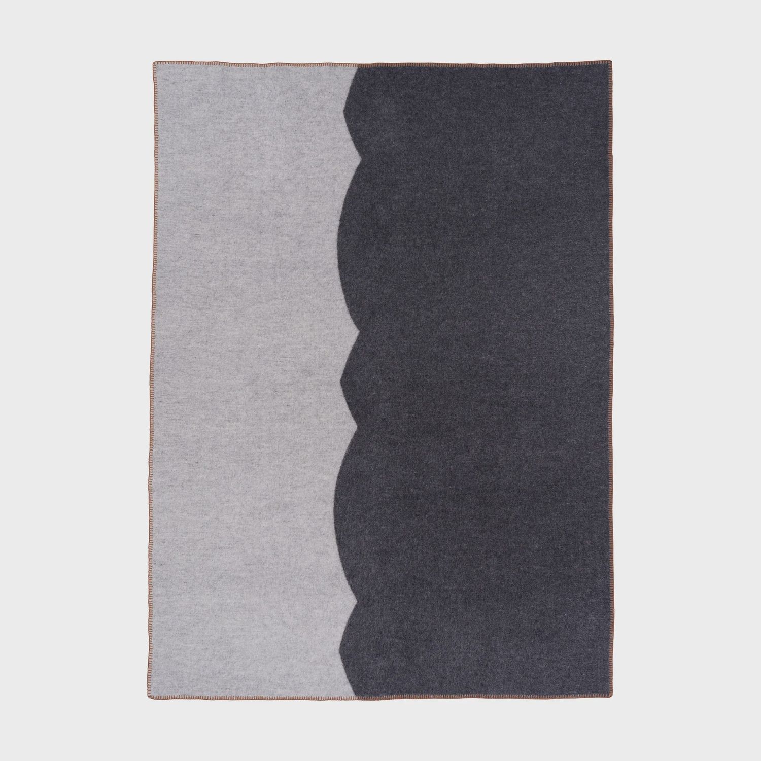KLIPPAN plaid Fased grey