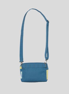 SUSAN BIJL The New Bum Bag Dark Petrol &amp; Joy small
