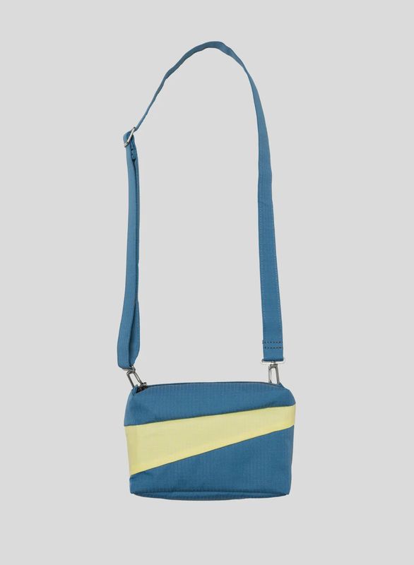 SUSAN BIJL Bum Bag dark petrol &amp; joy small