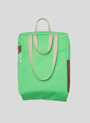 SUSAN BIJL The New Tote Bag Greenscreen &amp; Hazel medium