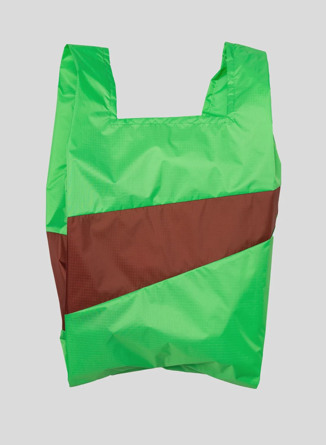 SUSAN BIJL Shoppingbag Greenscreen &amp; Oxide large