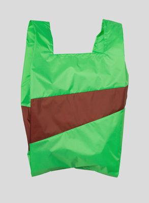 SUSAN BIJL Shoppingbag Greenscreen &amp; Oxide large