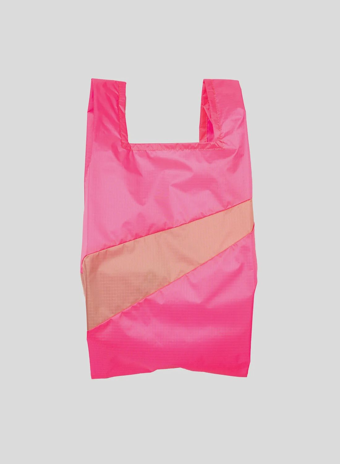 SUSAN BIJL Shoppingbag Fluo Pink &amp; Try medium