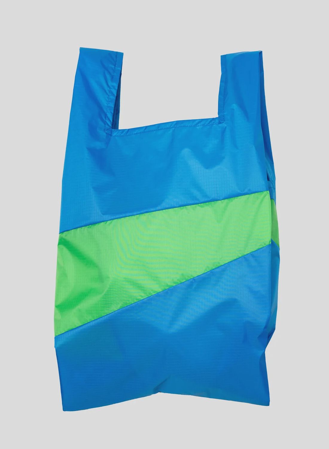 SUSAN BIJL Shoppingbag Wave &amp; Greenscreen large