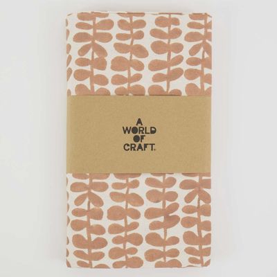 A WORLD OF CRAFT Tafelkleed pink/ off white