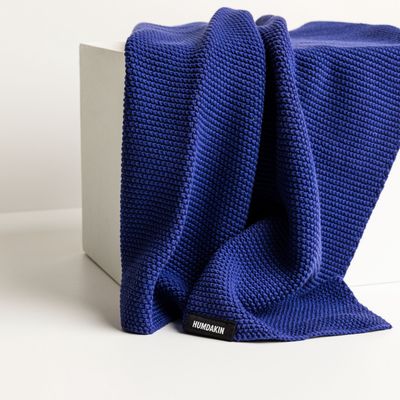 HUMDAKIN Organic Knitted handdoek Midnight Turbo