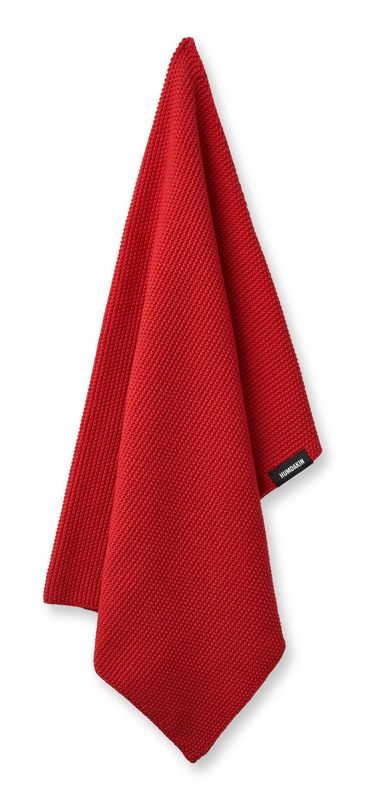 HUMDAKIN Organic Knitted handdoek Rushing Red