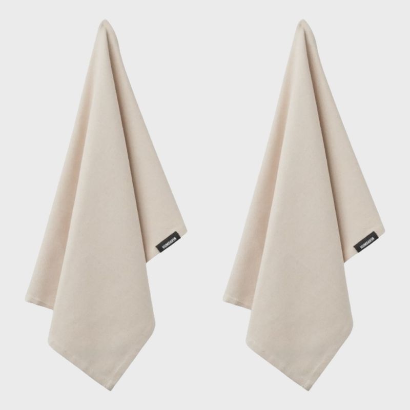 HUMDAKIN Organic Theedoek 2-pack Undyed