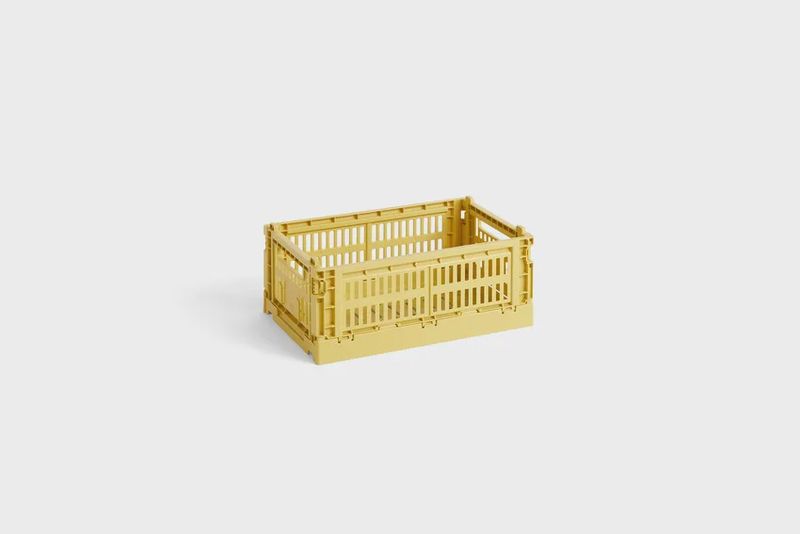 HAY Colour Crate Small opbergkrat Dusty Yellow
