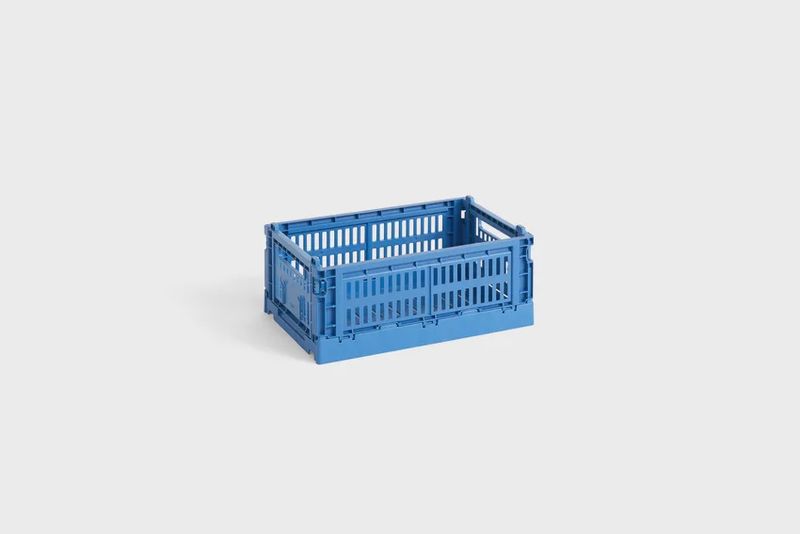 HAY Colour Crate Small opbergkrat Electric Blue