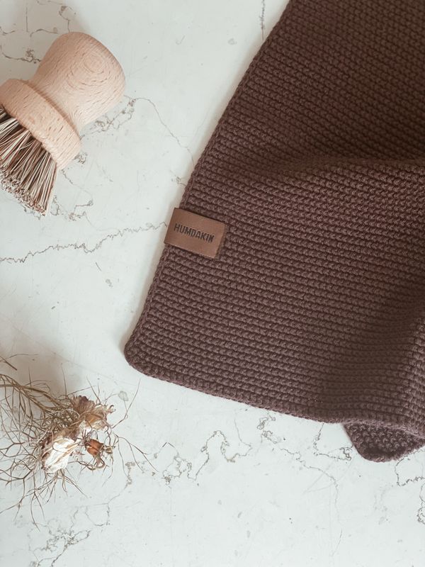 HUMDAKIN Organic Knitted handdoek Coco