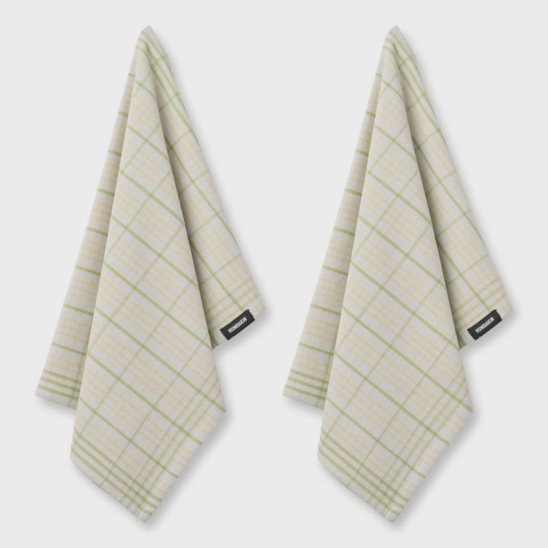 HUMDAKIN Organic Theedoek 2-pack Frosty Mist