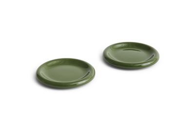 HAY Barro Bord set van 2 ø18cm Green