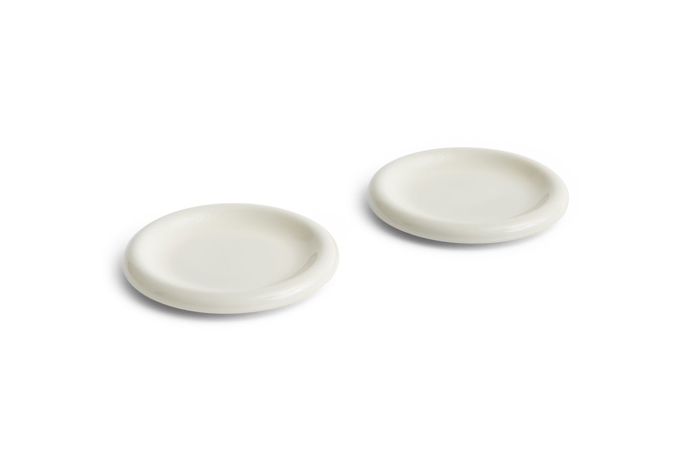 HAY Barro Bord set van 2 ø18cm Off White