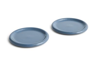HAY Barro Bord set van 2 ø24cm Dark Blue