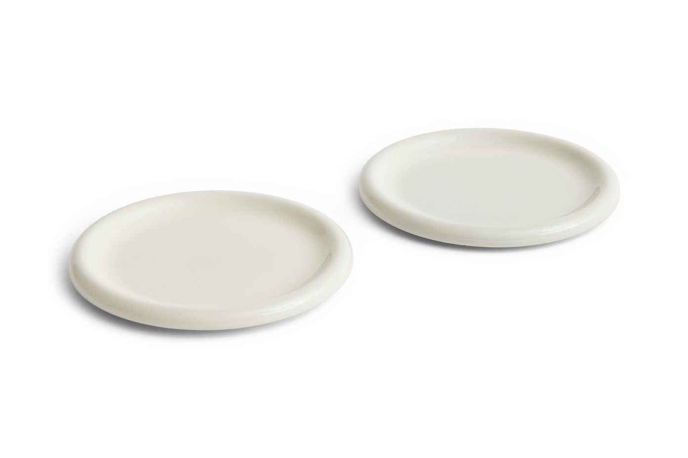HAY Barro Bord set van 2 ø24cm Off White
