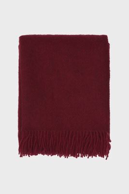KLIPPAN plaid Gotland burgundy